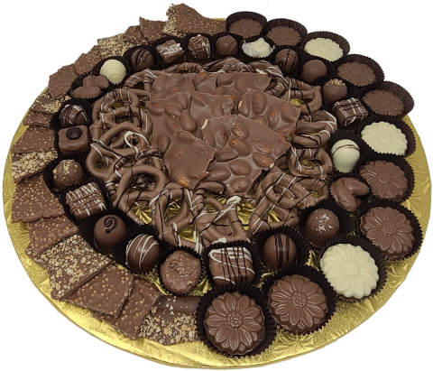 all chocolate platter